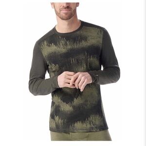 Men's Green Smartwool merino layer